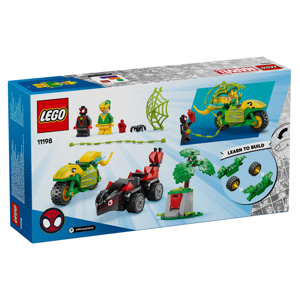 Lego Marvel Spidey And His Amazing Friends Spin and Electro Dinosaur Vehicle Chase 11198